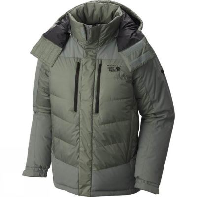 Mountain Hardwear Glacier Guide Down - Férfi Parka - Olivazöld (Magyarország BKC764130)